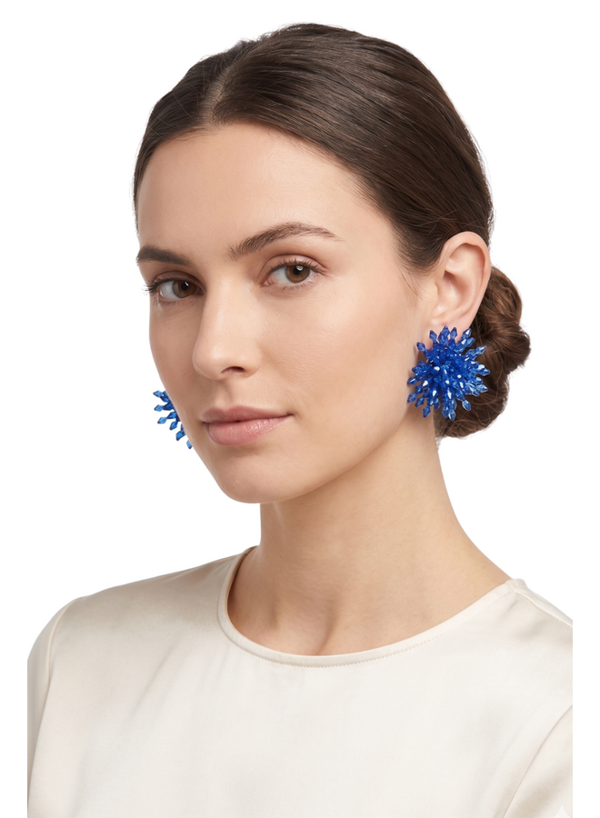 Firework Earrings In Blue