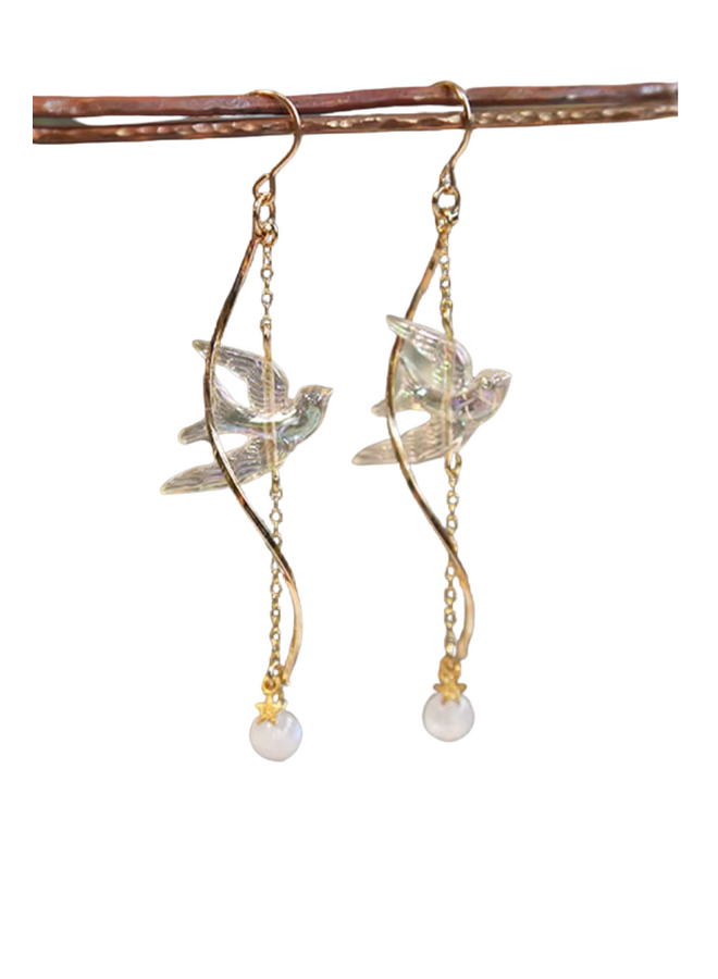 Flying Dove Earrings