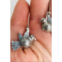 Silver Bird Earrings