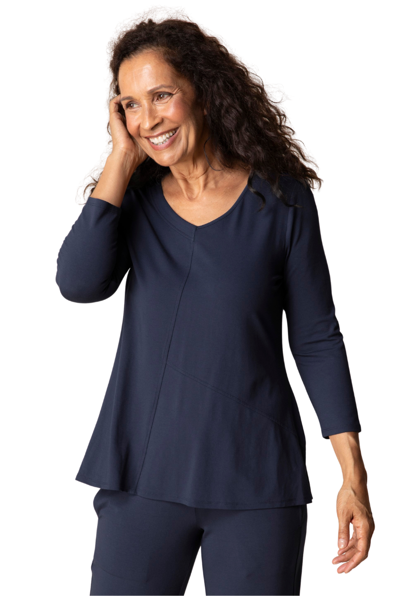 Habitat Core Travel Tunic In Midnight - Shady and Katie - Shady