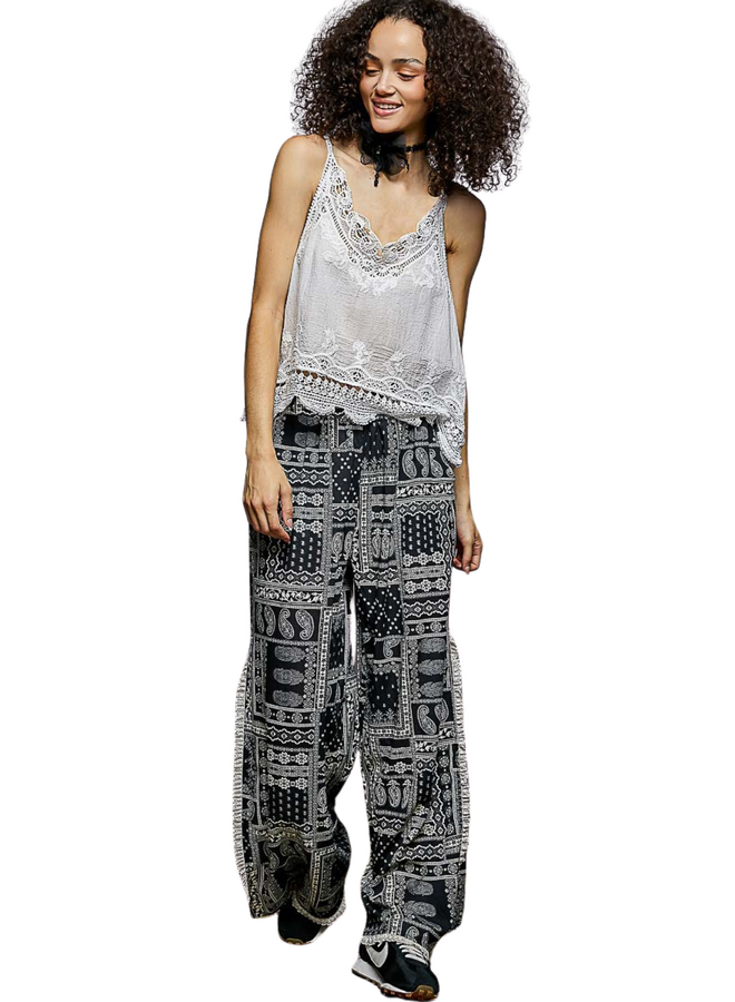 Crochet Lace Tank Top in Off White