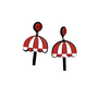 Acrylic Umbrella Earrings