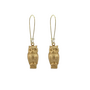 Brass Owl Earrings