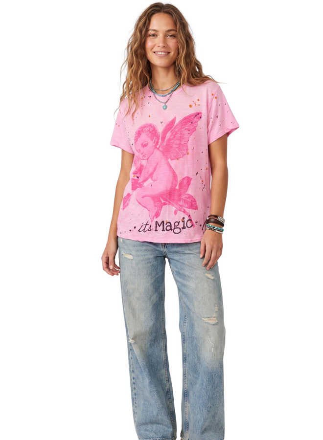 Jaded Gypsy Worn and Weathered Tee in True Love