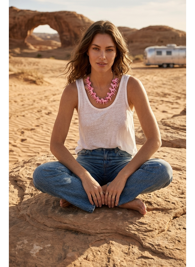 Pink Pony Necklace