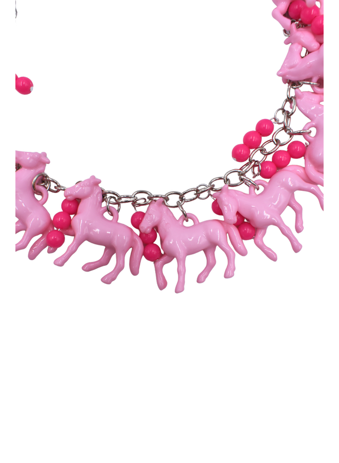Pink Pony Necklace