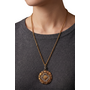 1960's French Scallop Pendant Necklace