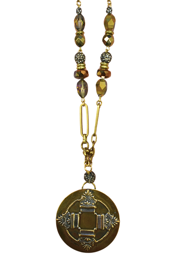 1960's French Four Corners Pendant