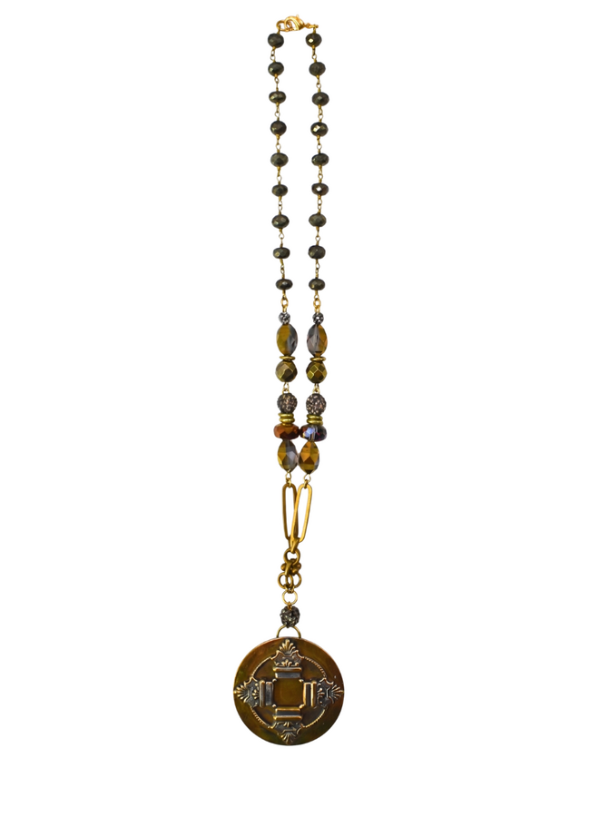 1960's French Four Corners Pendant