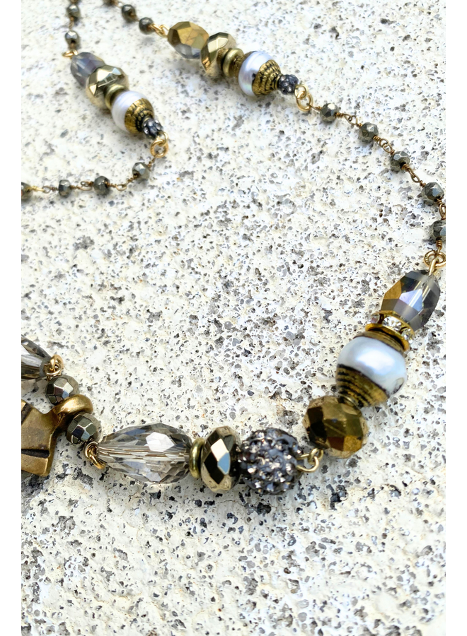 African Tuareg Cross Domed Jewel