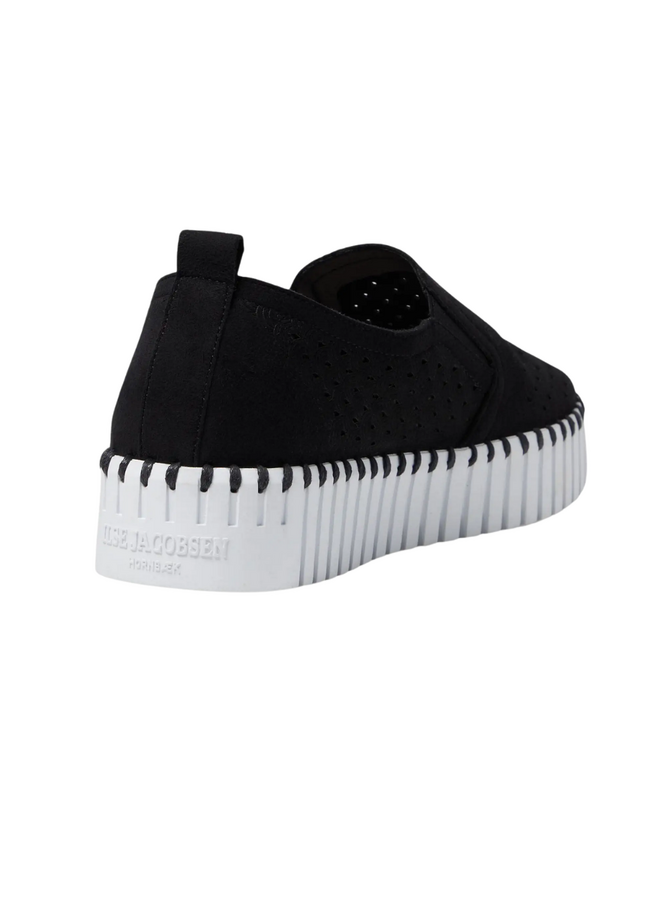 Ilse Jacobsen Platform Tulip Shoe In Black