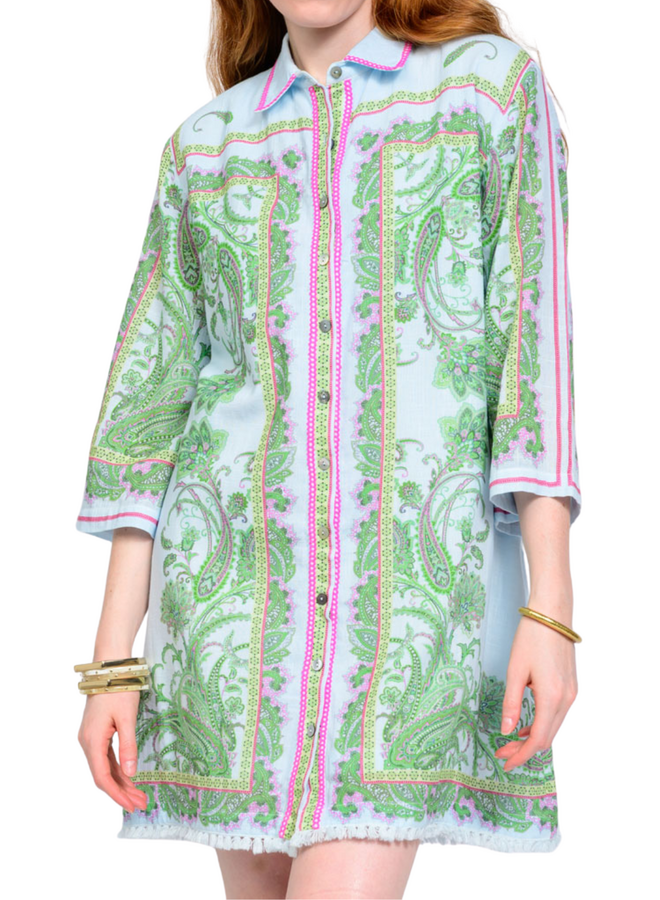 Uncle Frank Paisley Shift Dress
