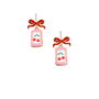 Bow And Cherry Small Earrings
