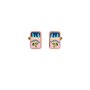 Sardine Can Little Earrings In Pink