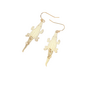 Jangle Lightweight Gold Alligator Earrings