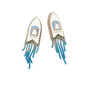 Crystal Speedboat Earrings In White