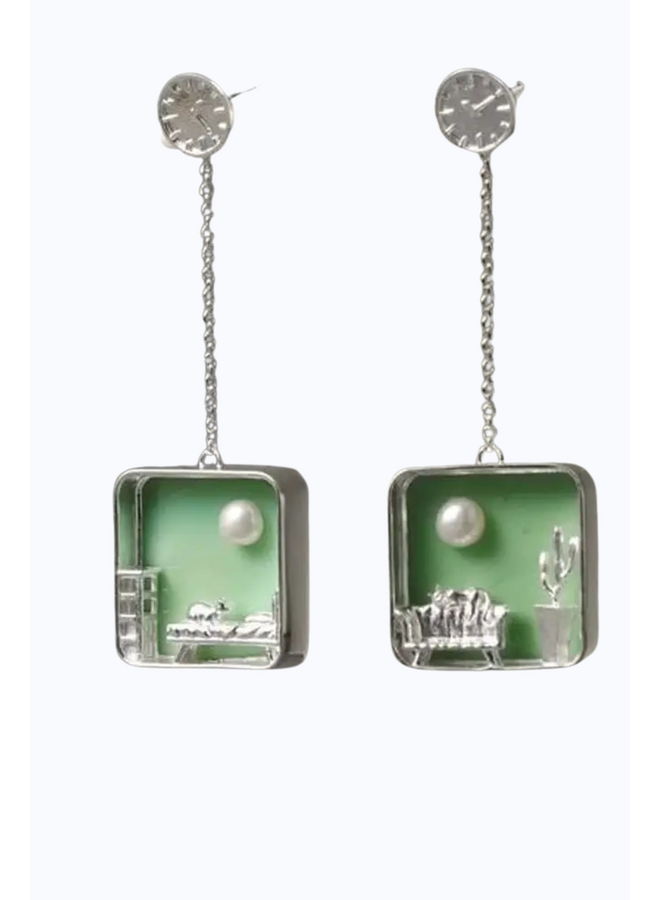 Peek Inside My House Earrings