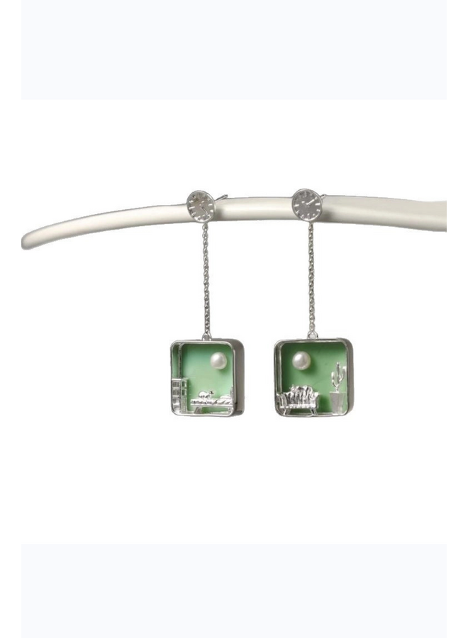 Peek Inside My House Earrings
