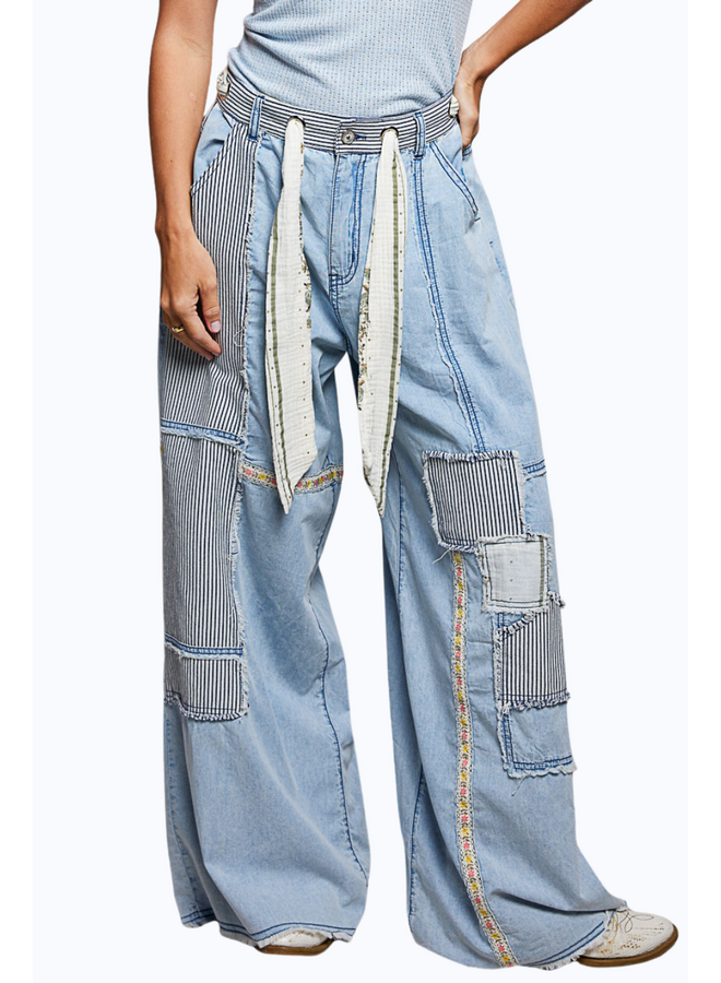 Patch Boho Jeans