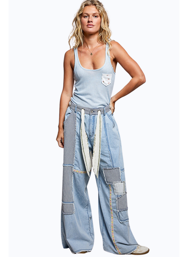 Patch Boho Jeans