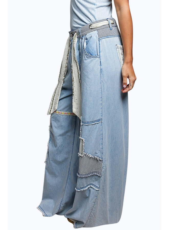 Patch Boho Jeans