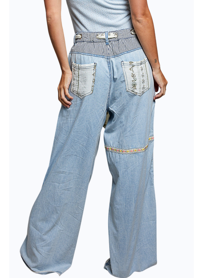 Patch Boho Jeans