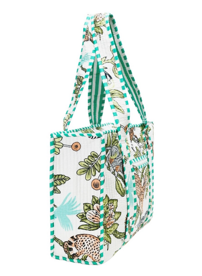 Small Tropical Animal Tote Bag
