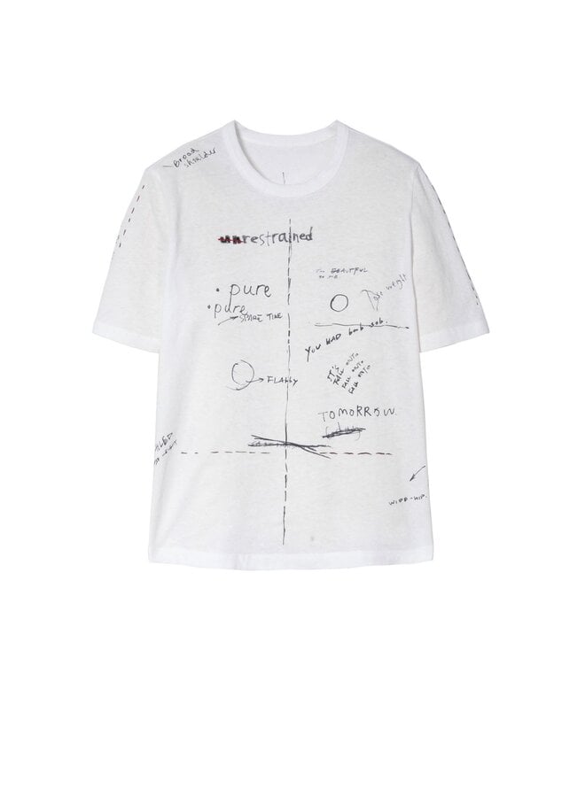 JNBY Un Restrained Tee In White