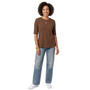 Kleen 3/4 Sleeve Tee in Brownie