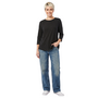 Kleen 3/4 Sleeve Tee in Black
