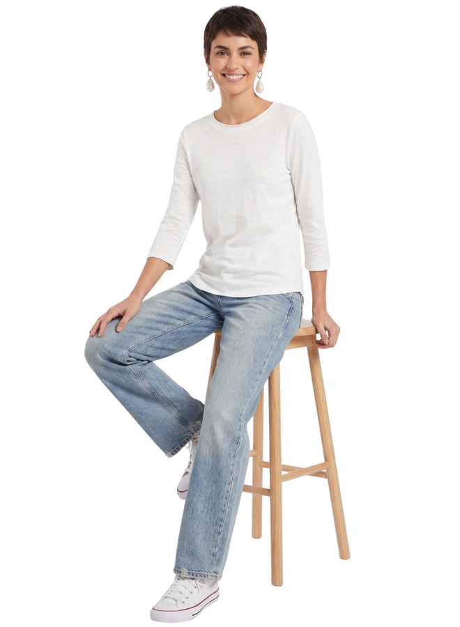 Kleen 3/4 Sleeve Tee in Laundered