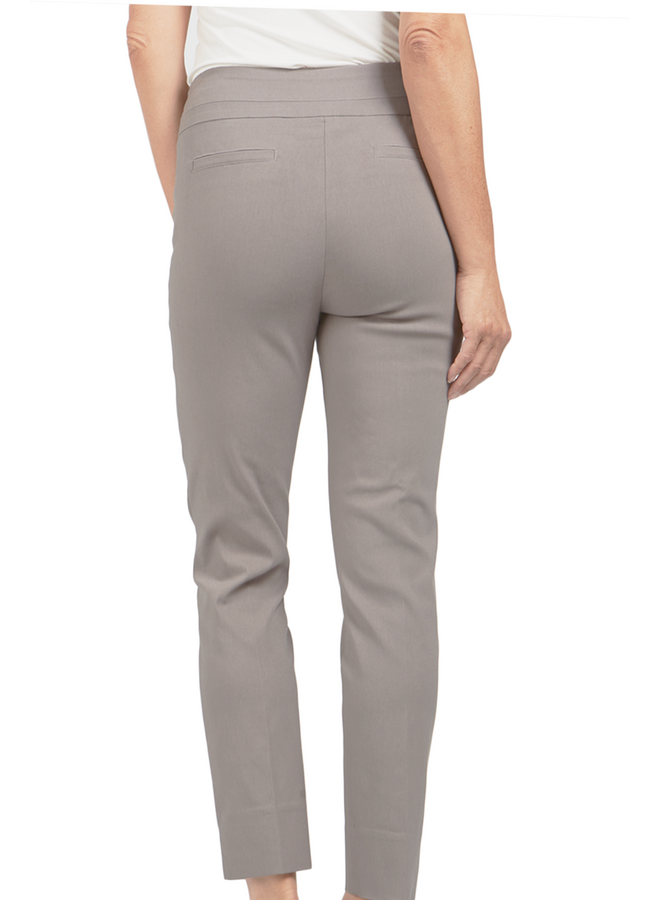 Renuar Long Cigarette Pant In Heather Silver