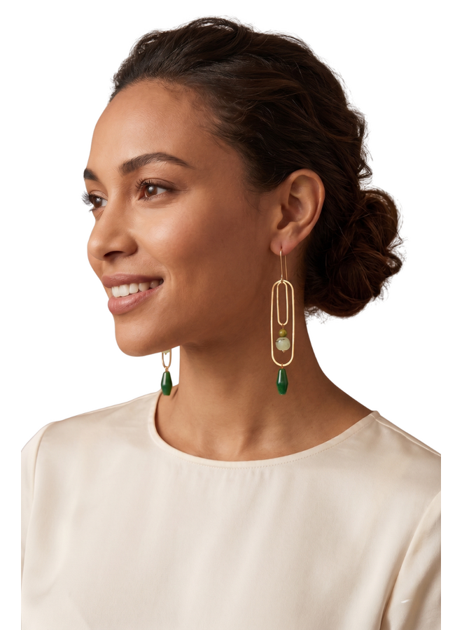 Linked Forest Earrings