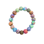 Clay Flower Bead Bracelet