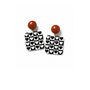 Pattern Heart Earrings