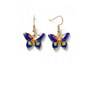 Little Cloisonne Butterfly Earrings
