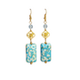 Cloisonne Turquoise Earrings
