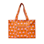 Small Orange Poppy Tote Bag