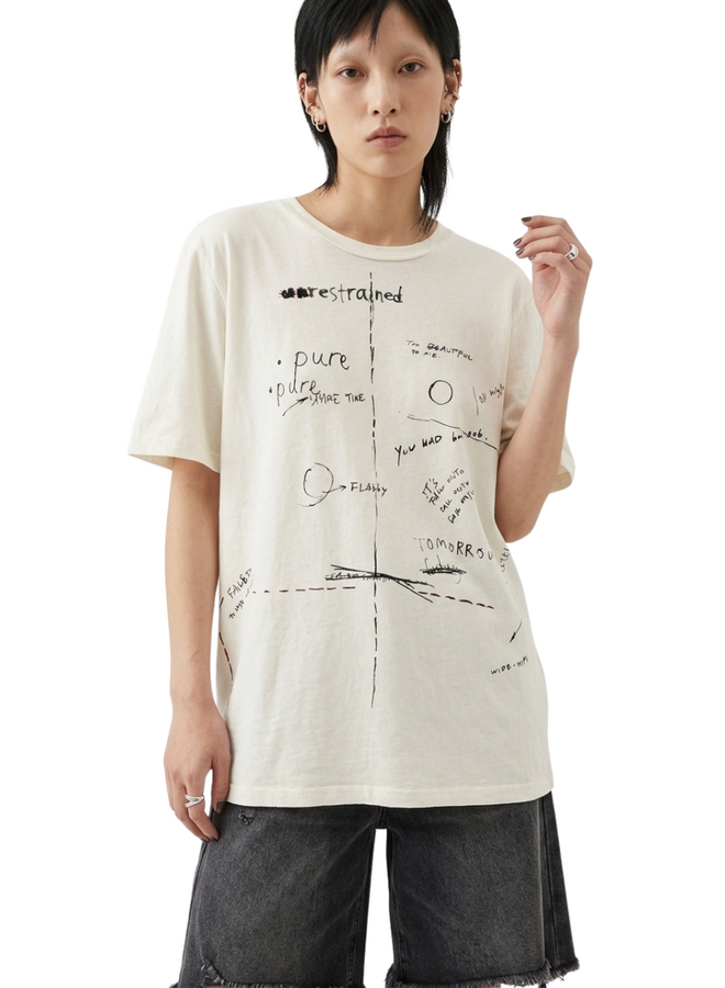 JNBY Un Restrained Tee In White