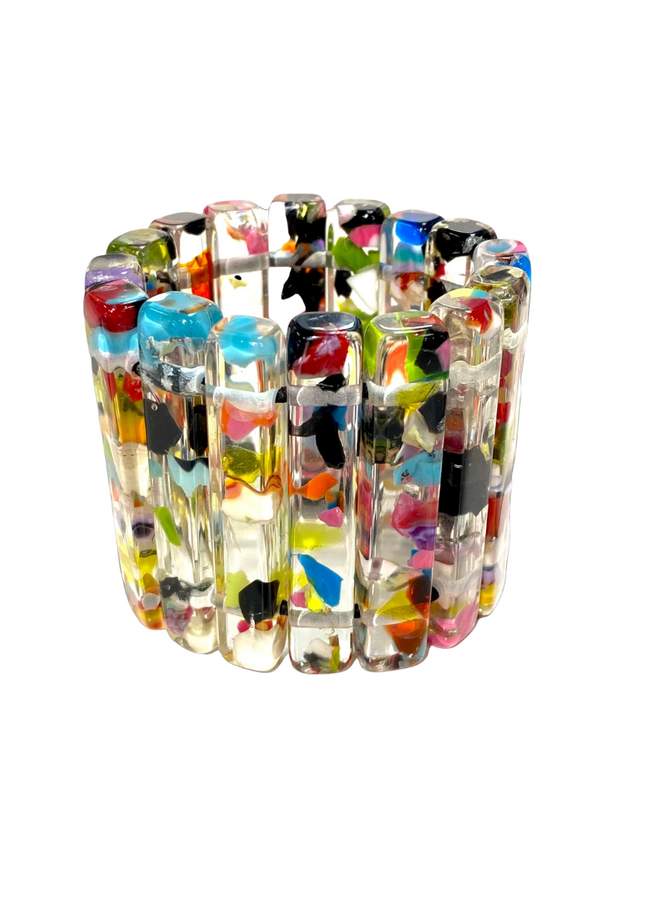 Brazilian Confetti Bar Bracelet