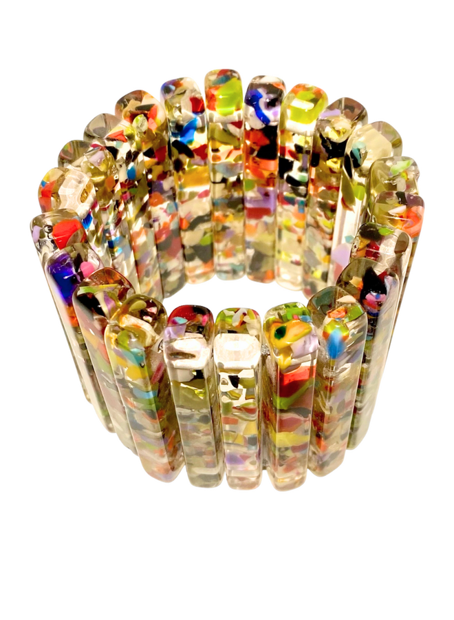 Brazilian Confetti Bar Bracelet