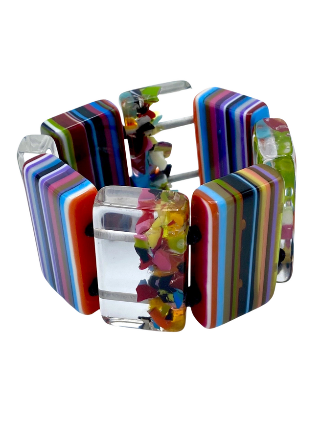 Brazilian Mix Rectangle Bracelet