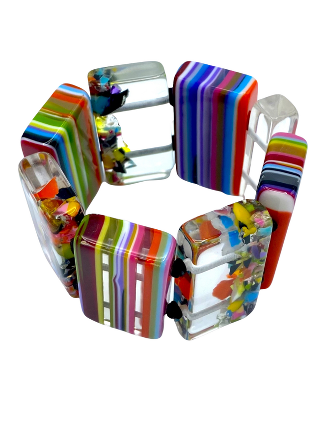 Brazilian Mix Rectangle Bracelet