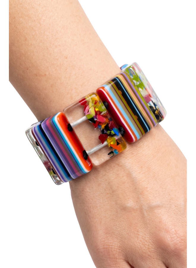 Brazilian Mix Rectangle Bracelet