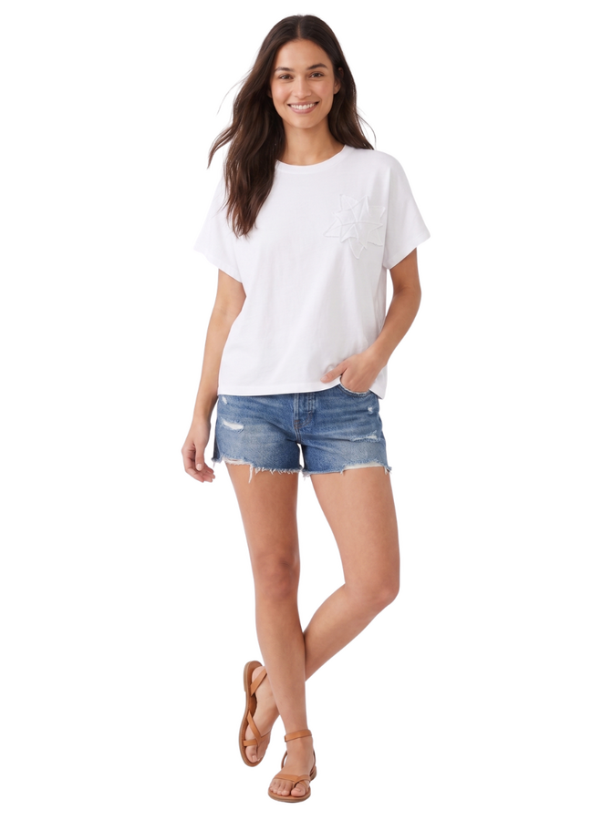Star Appliqué Tee in Two Colors