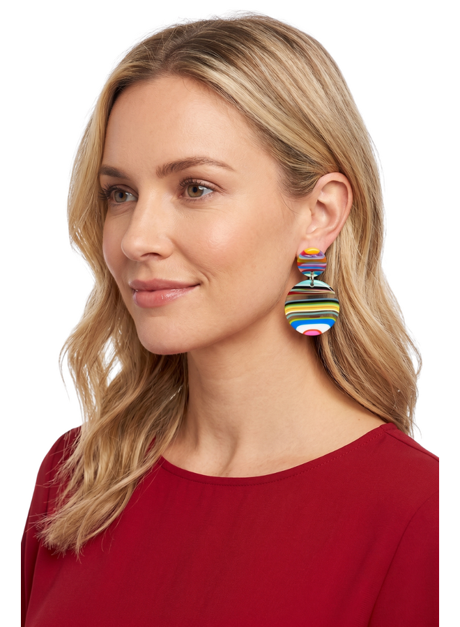 Atelier 1701 Double Circle Earrings