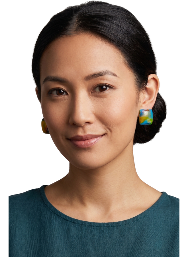 Atelier 1701 Square Earrings