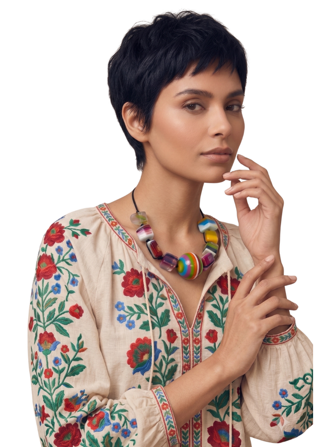 Atelier 1701 Vibrant Geo Necklace