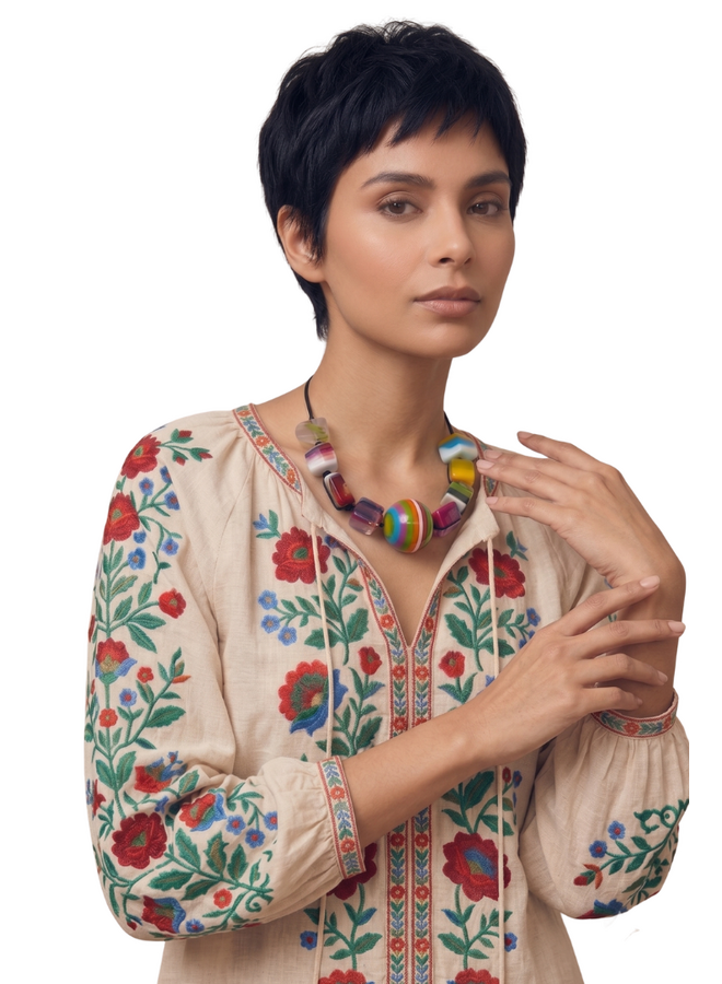 Atelier 1701 Vibrant Geo Necklace