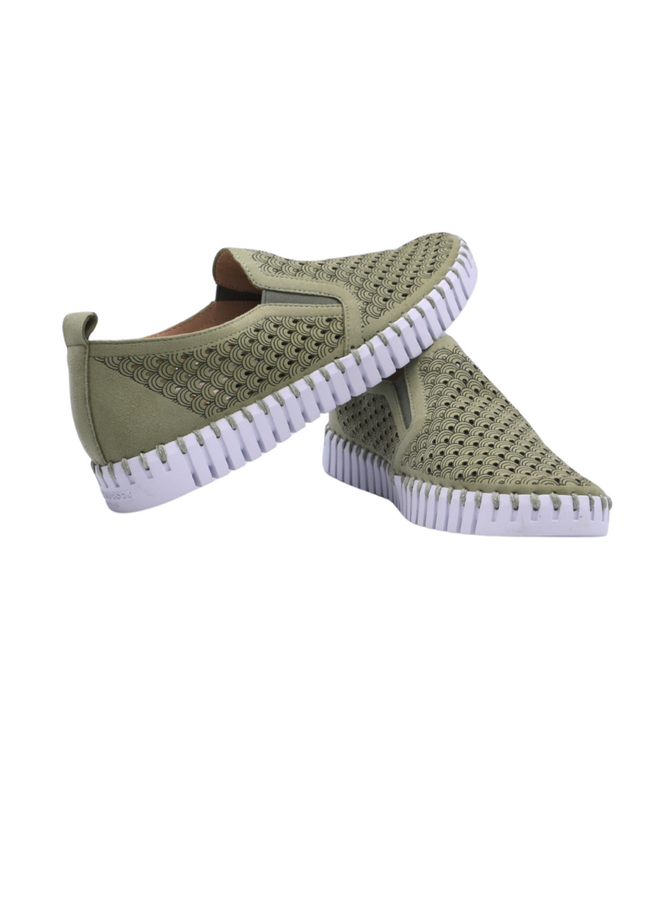 Ilse Jacobsen Tulip 140 Shoe in Celadon Green